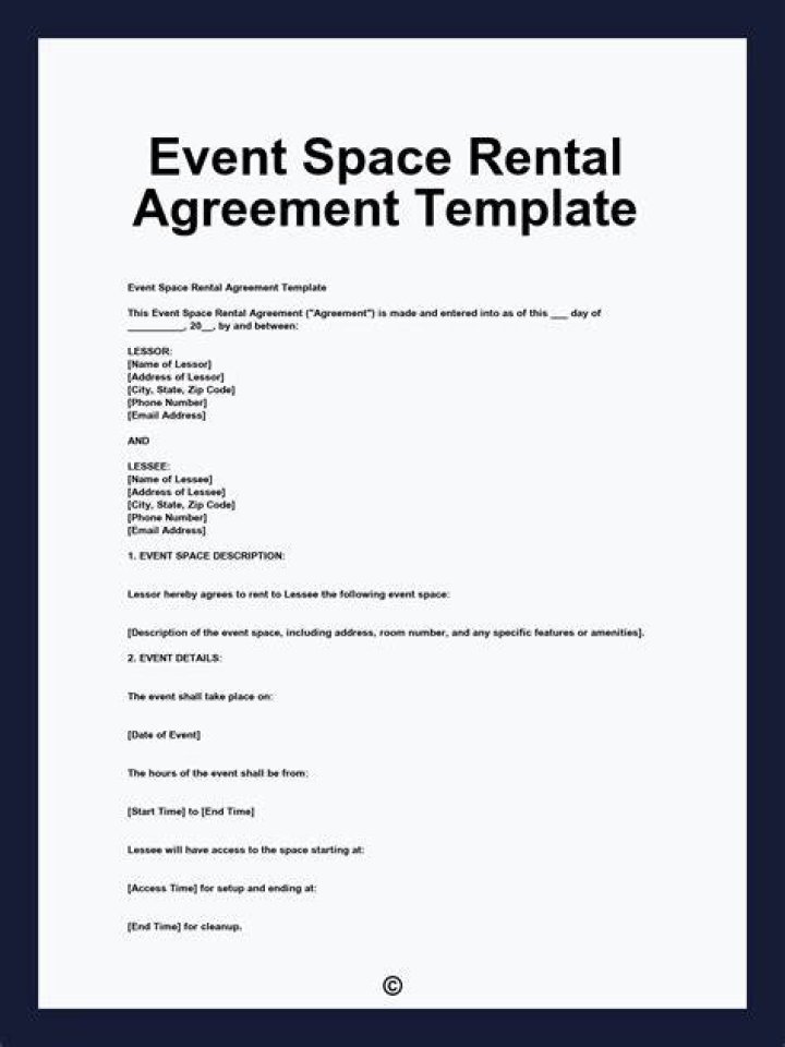 A Guide To An Event Space