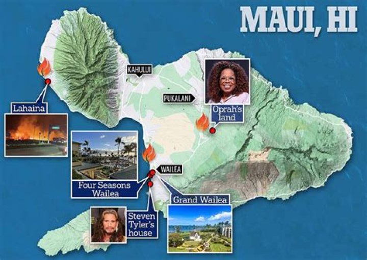 Celebrities In Maui Right Now Revealed