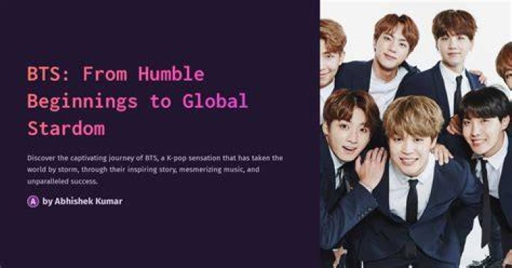 From Humble Beginnings to Global Stardom