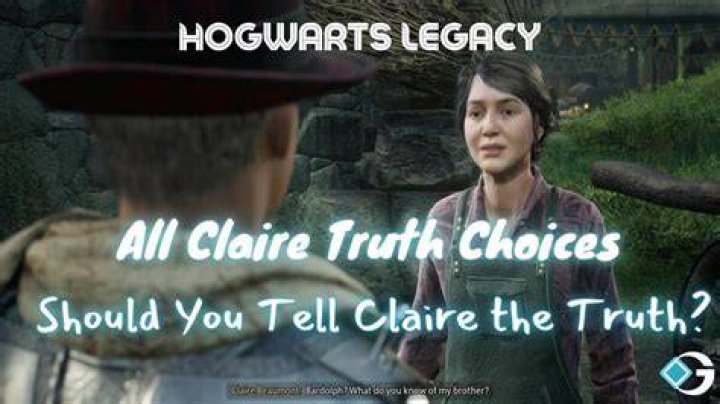Hogwarts Legacy: All Claire Truth Choices