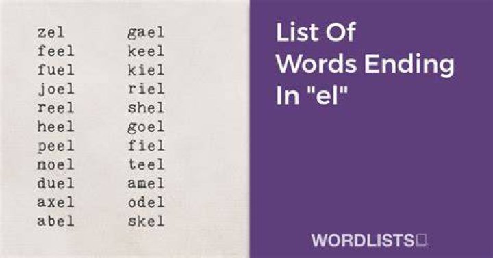List of Words Ending With 'cle' |