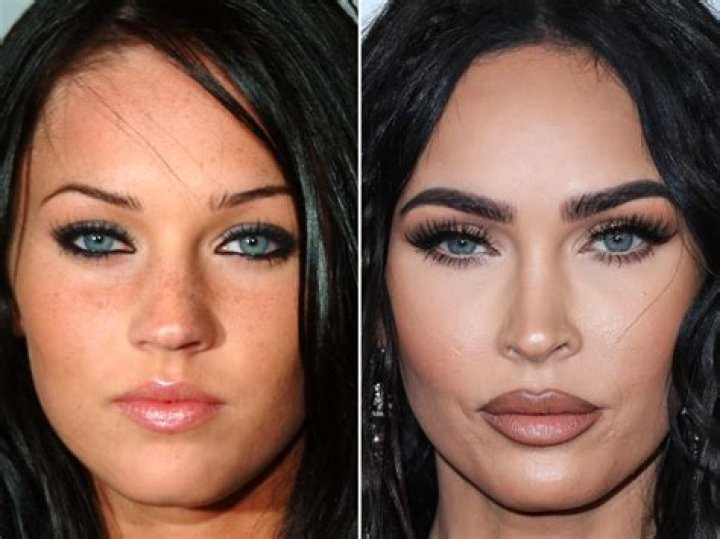 Megan Fox Megan Fox Looks Like an Illusion in Striped Dress |