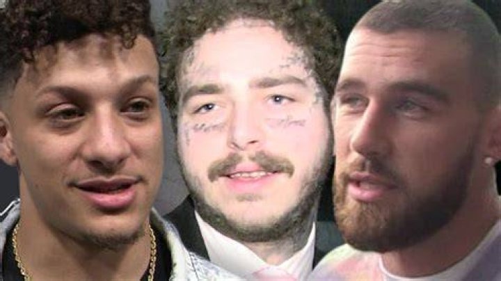 Post Malone Reveals Pic of Patrick Mahomes, Kelce Tattoos After Beer |