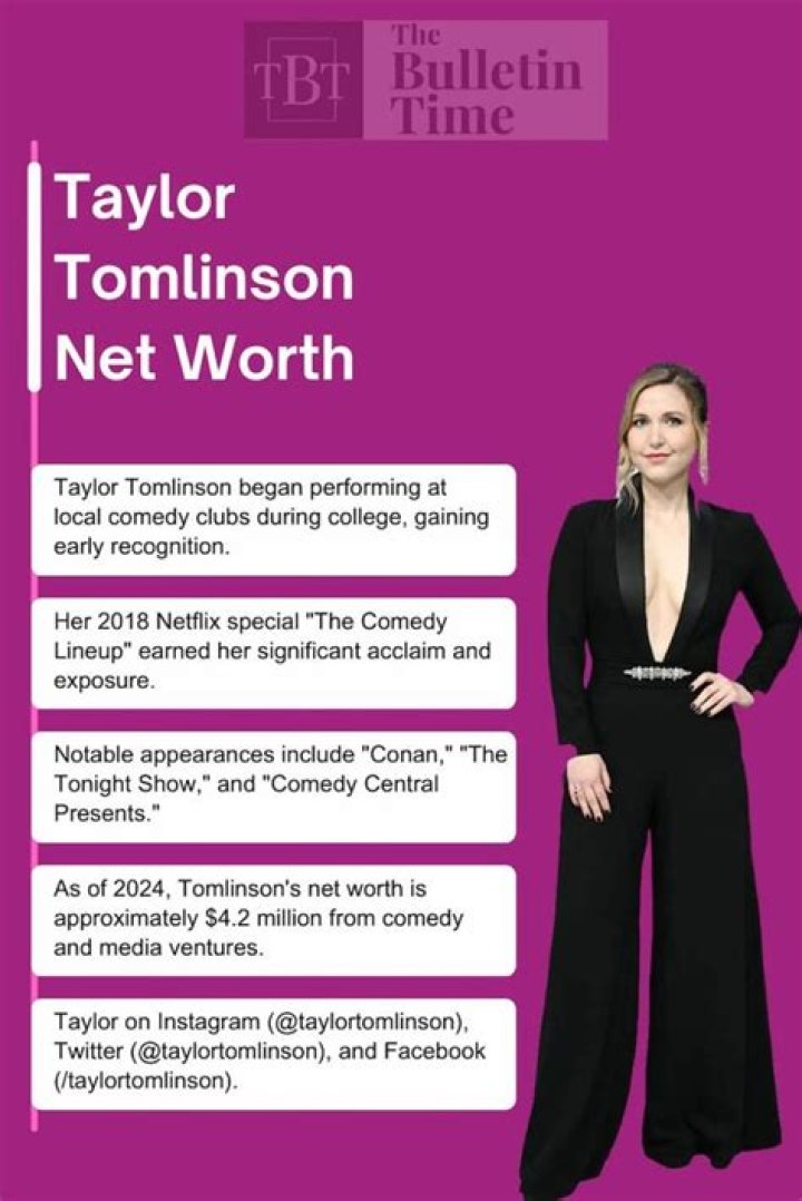Taylor Tomlinson Net Worth 2024 |