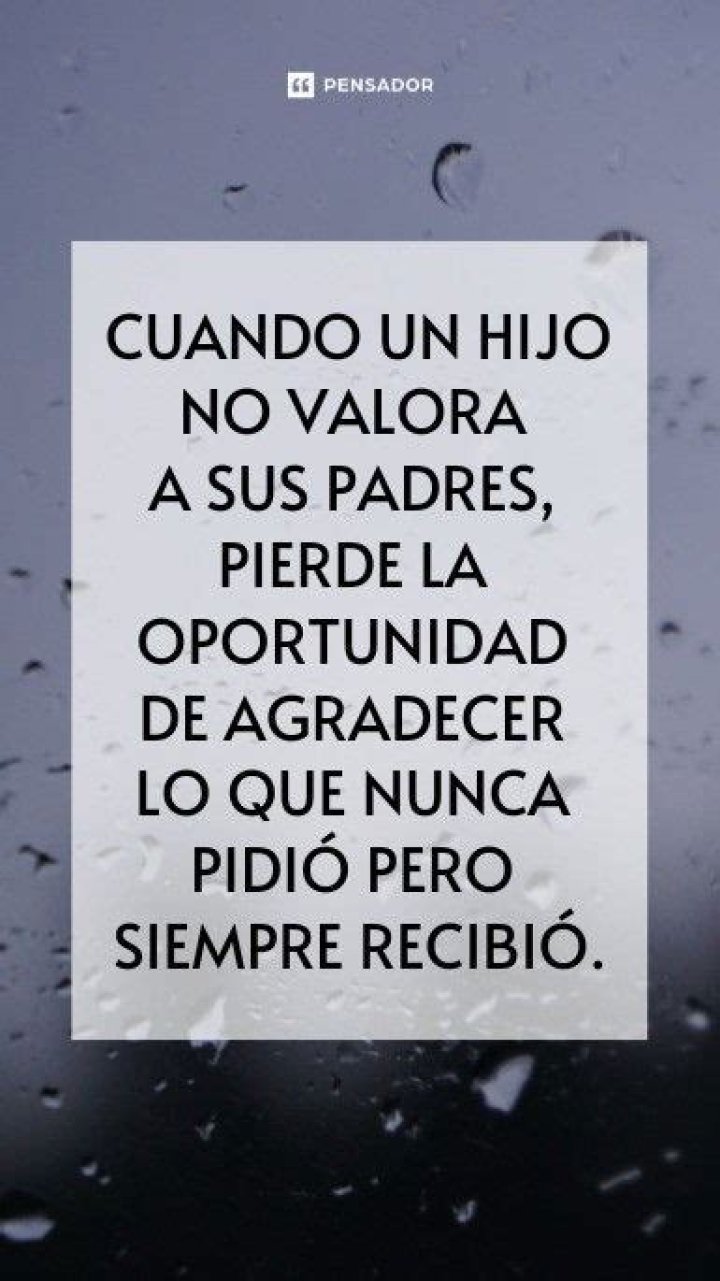 Triste Reflexiones Para Hijos Que No Valoran A Su Madre