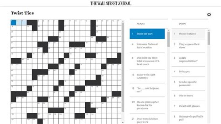 Wall Street Riga Resident Wsj Crossword Clue